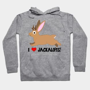 I Love Jackalopes! Hoodie